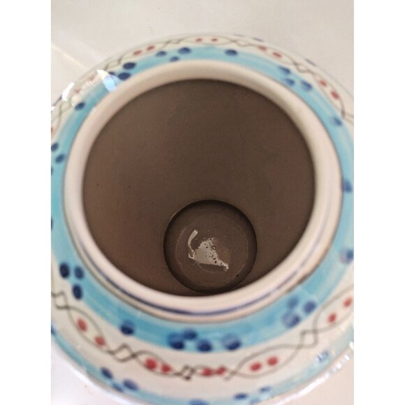 Hand Painted Ceramic Vase - Frazarte Portugal - 7" - 17th Century Style - Picture 9 of 12